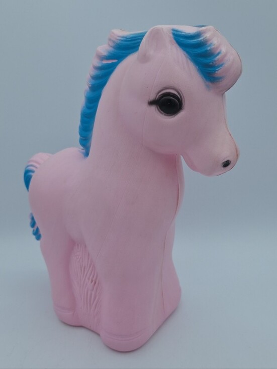 AJ Renzi Other - Vintage A‎ J Renzi Corp Pink Carousel Horse Plastic 10" Blow Mold Coin Bank Pony